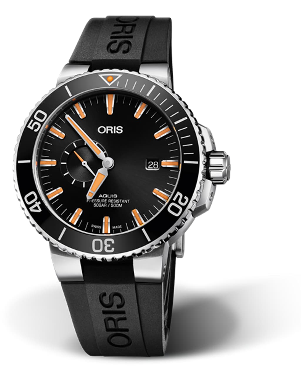 Vertical image of Aquis Small Second, Date